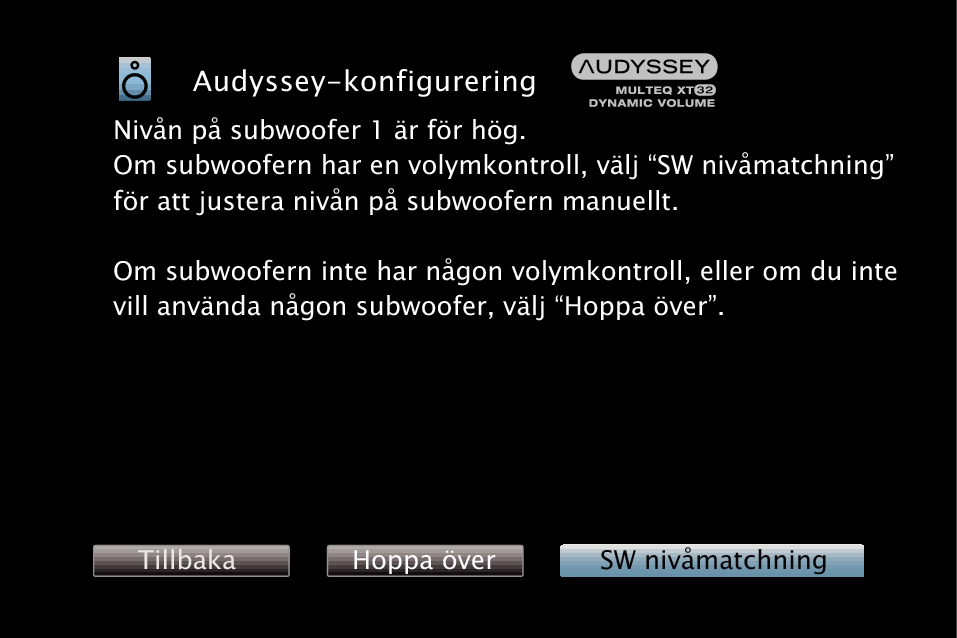 GUI AudysseySetup SW X3300